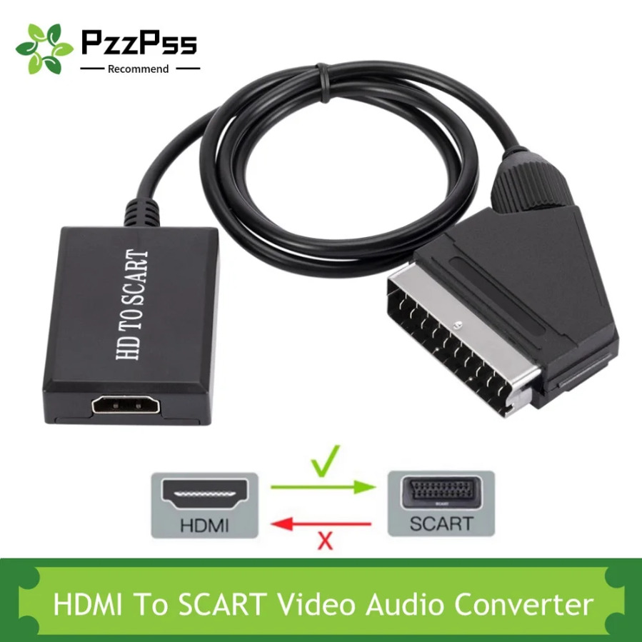Scart To Hdmi - HDMI-compatibel met Scart-converter HDMI-compatibele ingang naar
