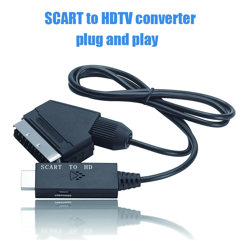 Scart To Hdmi - SCART naar HDMI-compatibele converter, 1080P 720P