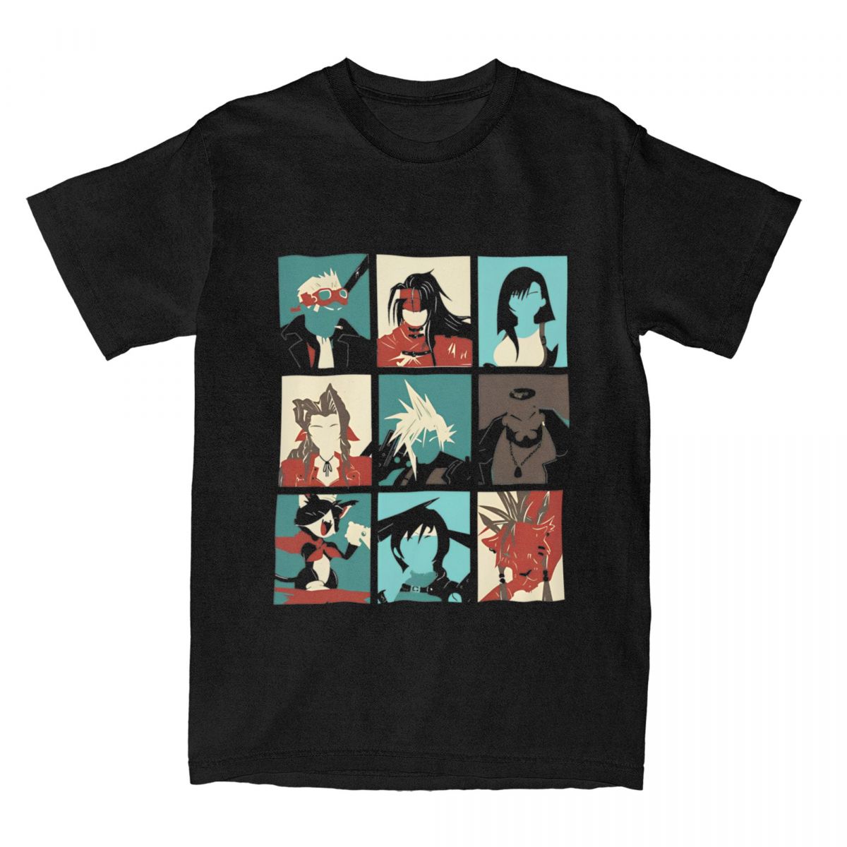 Retro Gaming T Shirt - Fantasie Finale 7 T-Shirt Heren Game