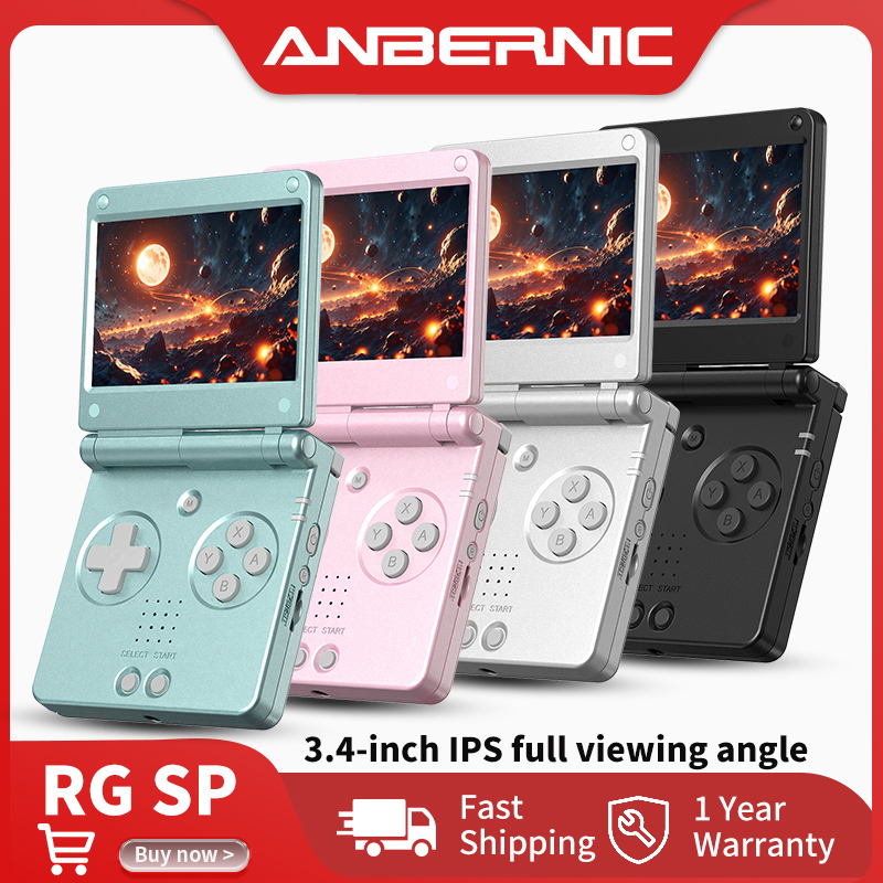 Anbernic RG SP Flip Retro Hand - Retro Gaming Kiosk recensie en prijs